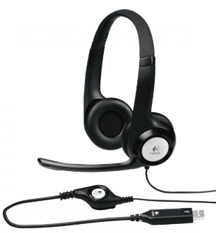 AURICULARES ESTEREO  LOGITECH H390 CON MICROFONO, USB, CANCELACI&Oacute;N DE RUIDO