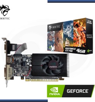 TARJETA  VIDEO BOETEC GEFORCE GT740 4GB DDR3 128BITS