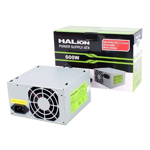 FUENTE PC HALION ATX  600W CAJA 