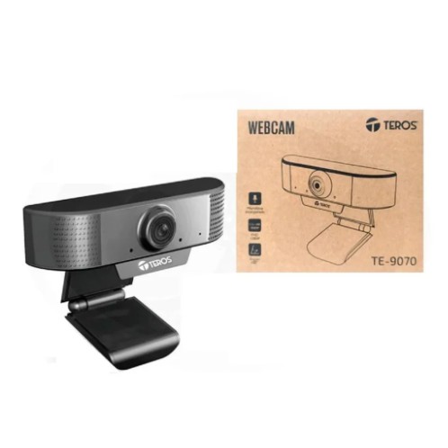 C&Aacute;MARA WEB TEROS TE-9070, HASTA 1080P 2MP, MICROFONO INCORPORADO, USB 2.0.