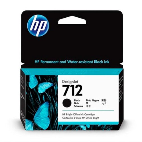  CARTUCHO DE TINTA PARA PLOTTER HP 712A NEGROL 80ML | 3ED71A
