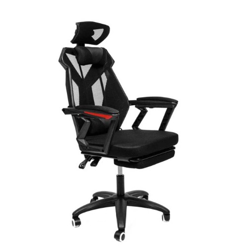 SILLA GAMER  XION 1220 - RECLINACION 135&deg; | NEGRO, BLANCO, GRIS