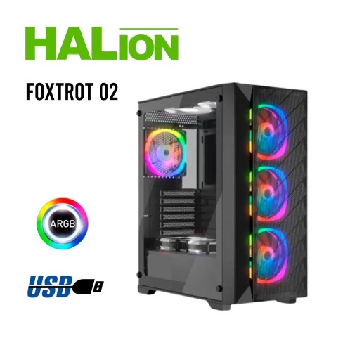 CASE HALION GAMER  FOXTROT 02 | SIN FUENTE