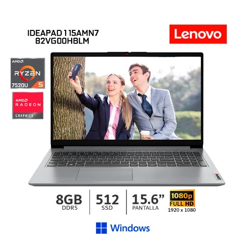 LAPTOP LENOVO IDEAPAD 1 15AMN7 15.6