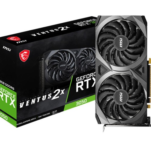 TARJETA DE VIDEO MSI GEFORCE RTX 3050 VENTUS 2X 8G OCV1, 8GB GDDR6 | RTX3050