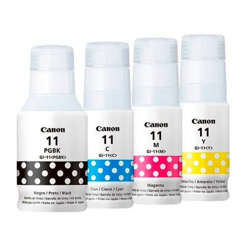 TINTA CANON GI-11 CYAN, MAGENTA, YELLOW | BOTELLA