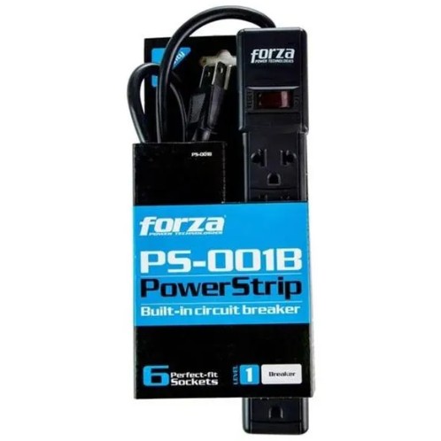 REGLETA FORZA PS-001B  6 SALIDAS | 220V SUPRESOR